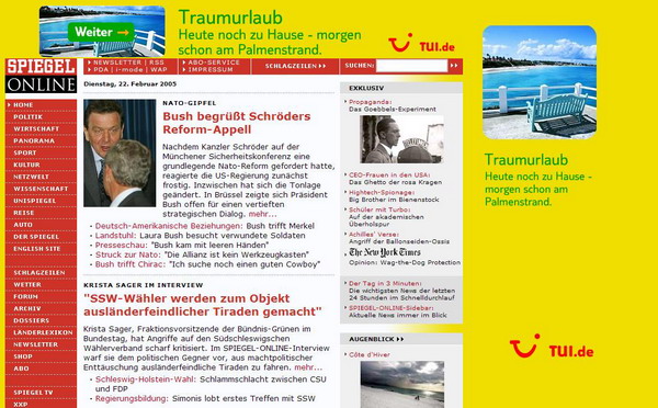 Spiegel Online Screenshot